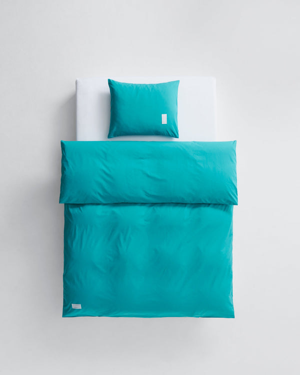 Pure pillow case | Aqua green Poplin